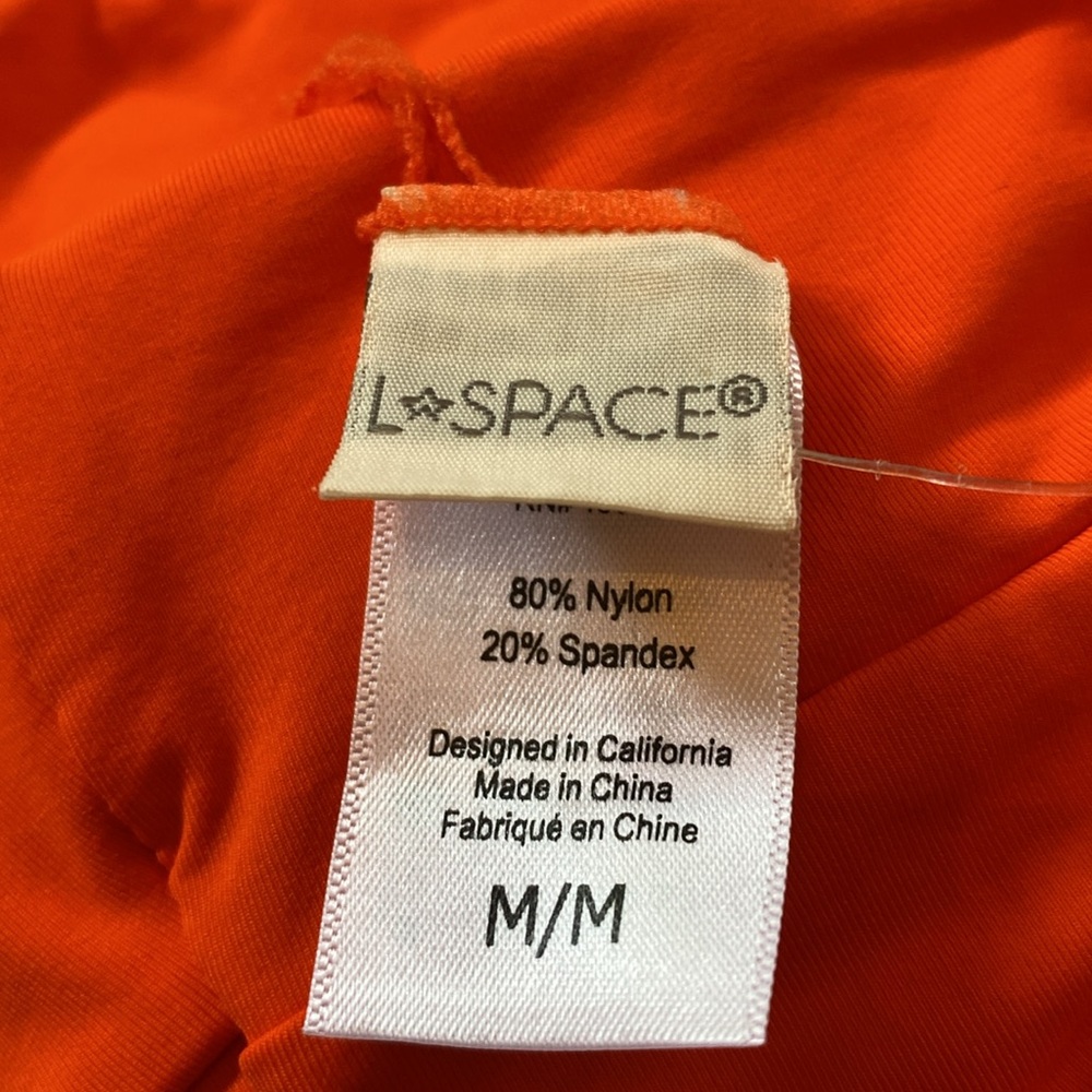NWT L*SPACE Ringo Bikini Top Poppy - M - Picture 8 of 8
